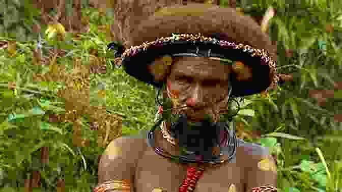 A Huli Warrior In Traditional Regalia Explorations Into Highland New Guinea 1930 1935