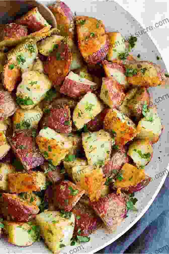 A Plate Of Roasted Potatoes With Herbs And Spices Southern Bean Cookbook: 240 Recipes For Soups Casseroles Meals Salads Side Dishes (Southern Cooking Recipes)