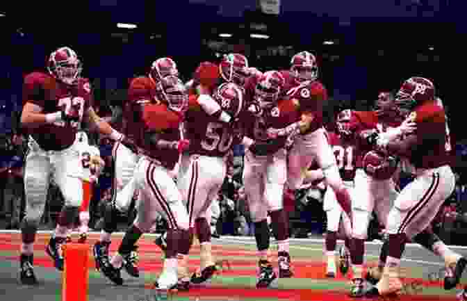 Alabama Crimson Tide Players Celebrate Their Victory In The 1992 Iron Bowl. Game Of My Life Alabama Crimson Tide: Memorable Stories Of Crimson Tide Football