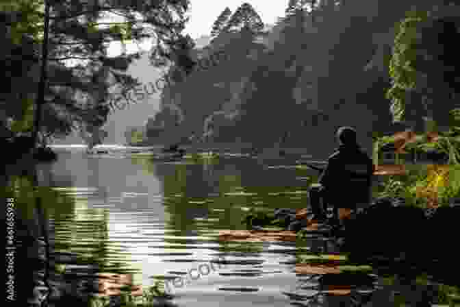 An Angler Casting A Line Into A Tranquil Lake The Lost Diary: A Summer Fishing In Pursuit Of Golden Scales