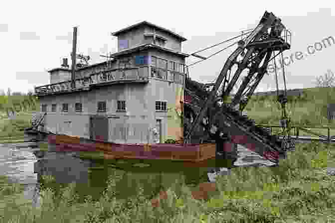 Gold Miners Operating A Dredge In The Highland Rivers Explorations Into Highland New Guinea 1930 1935